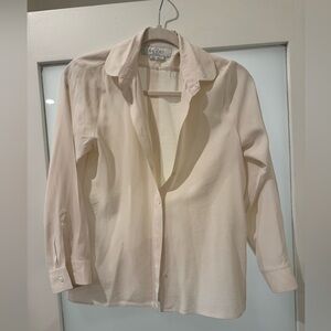 Gucci Cream Button Down Shirt